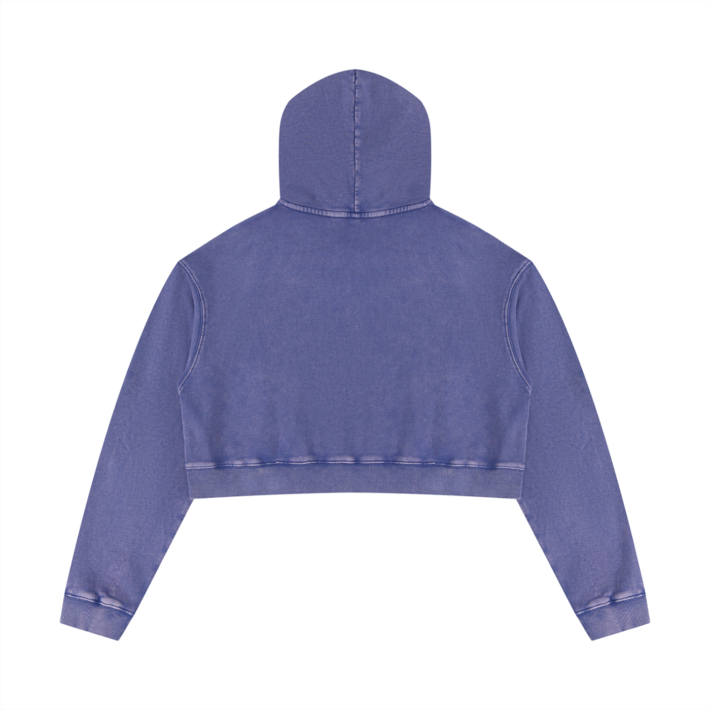 DeLuX Women’s Mineral Washed Crop Hoodie