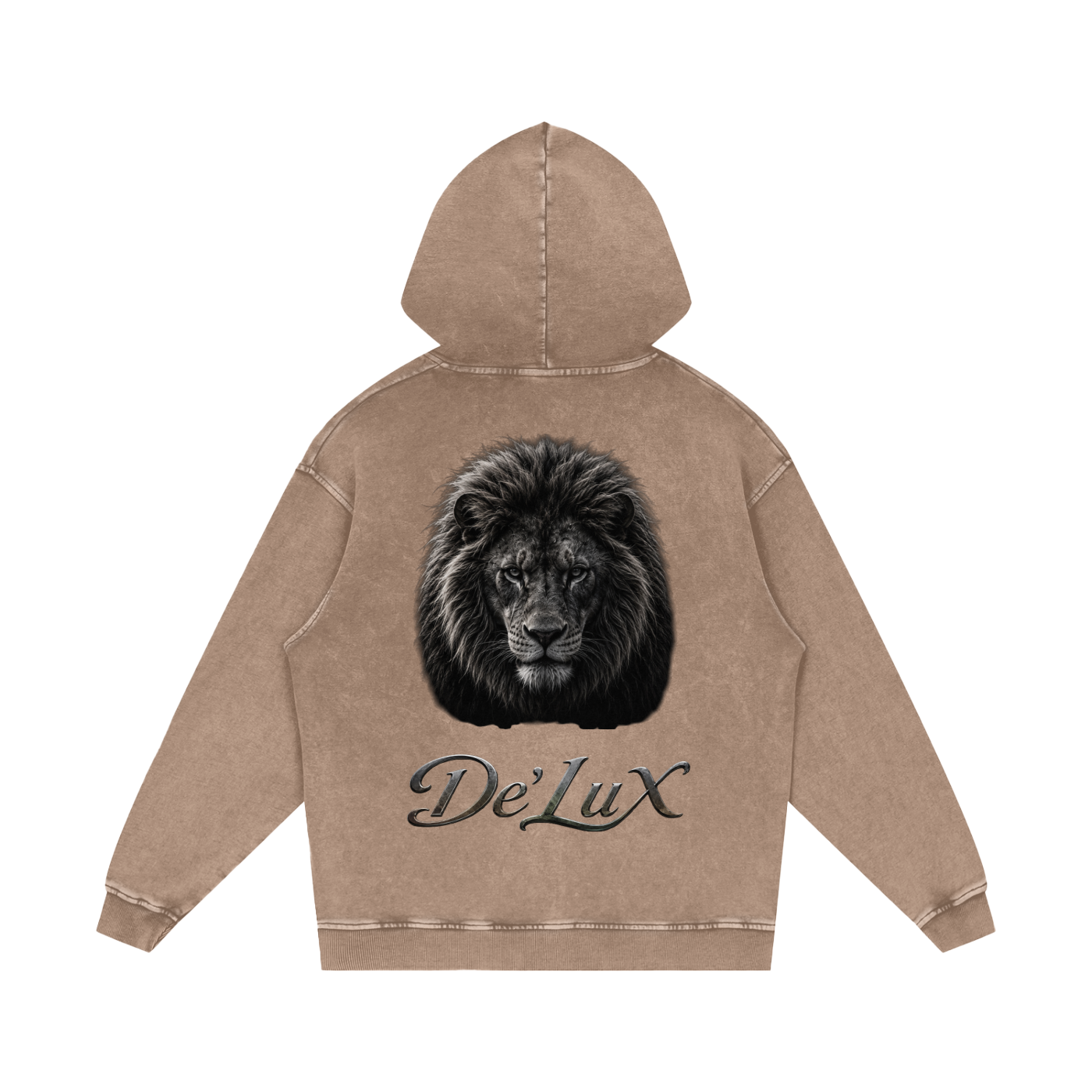 KING Snow Washed Loose Cotton Hoodie