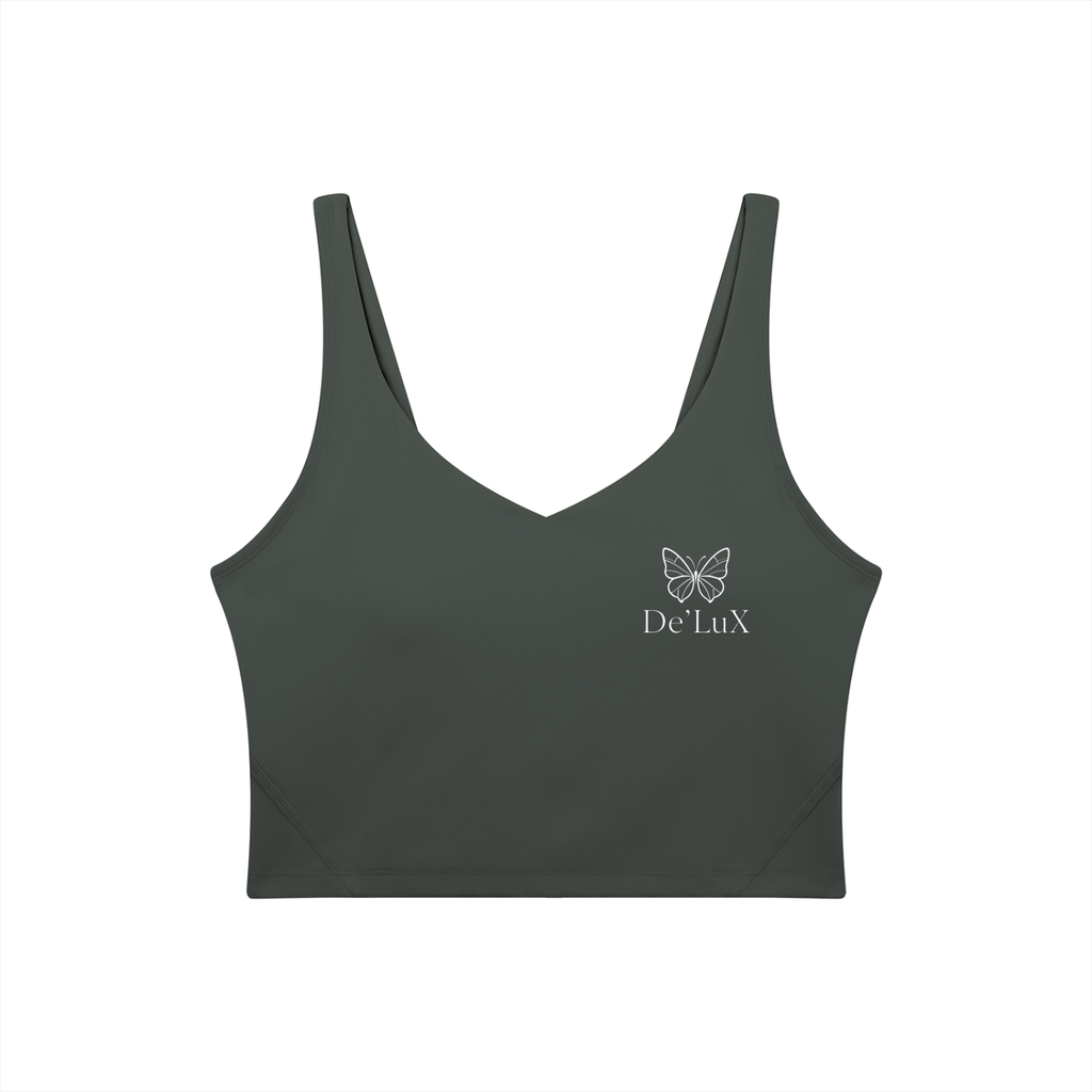 Women's V-Neck Yoga Sports Bra
