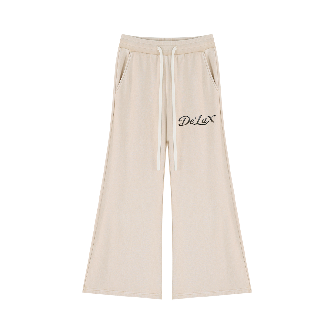 DeLuX Women’s Mineral Wash Flared Leg Sweatpants
