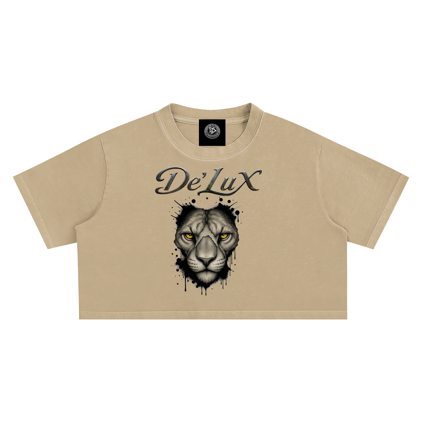Panther Snow Washed Crop Top