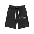 DeLuX Mineral Wash Raw Edge Shorts