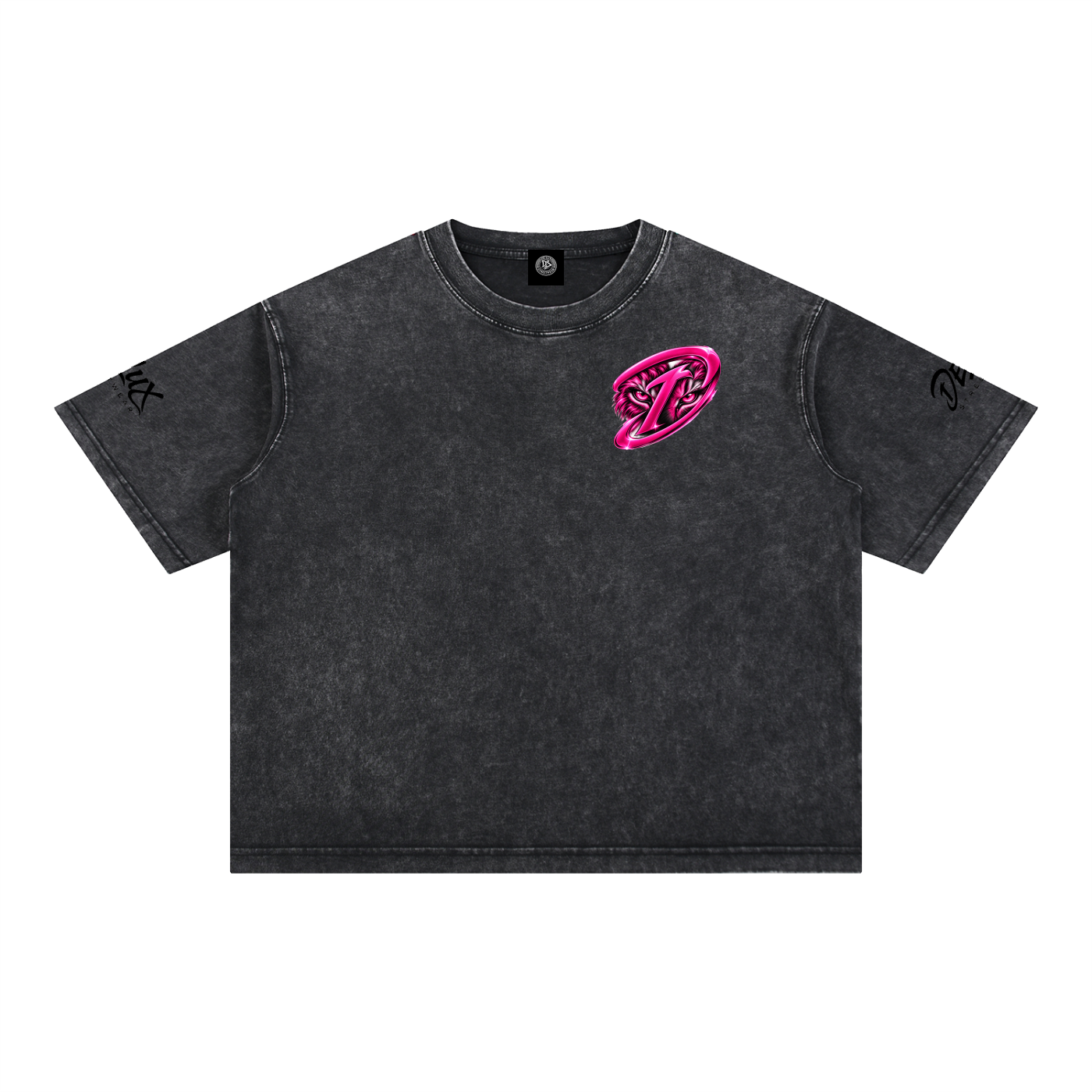 DeLuX Mineral Wash Boxy Cotton T-Shirt