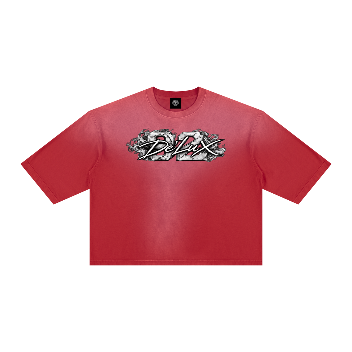 DeLuX Vintage Wash Sunfade Boxy T-Shirt