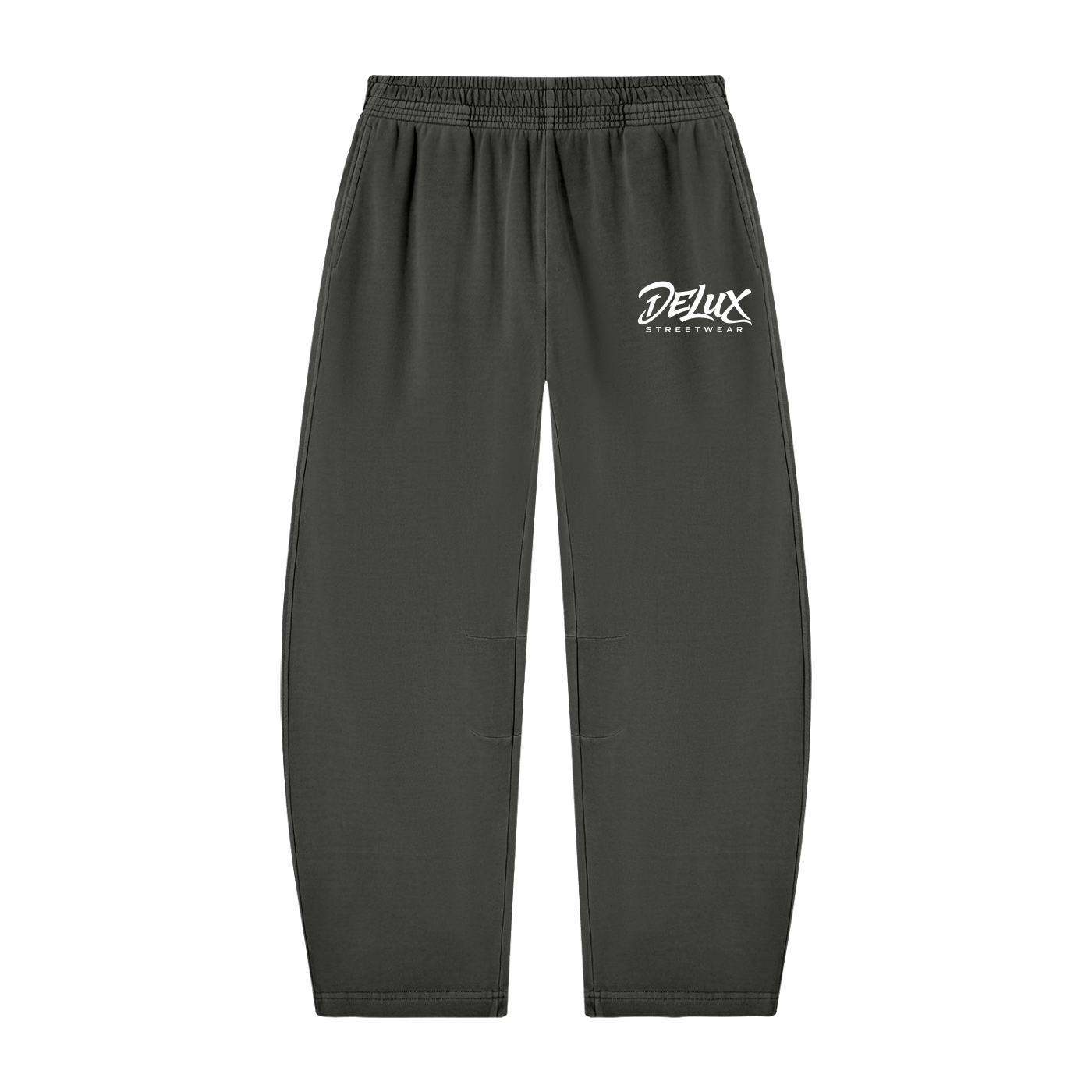 DeLuX Vintage Washed Barrel Leg Sweatpants
