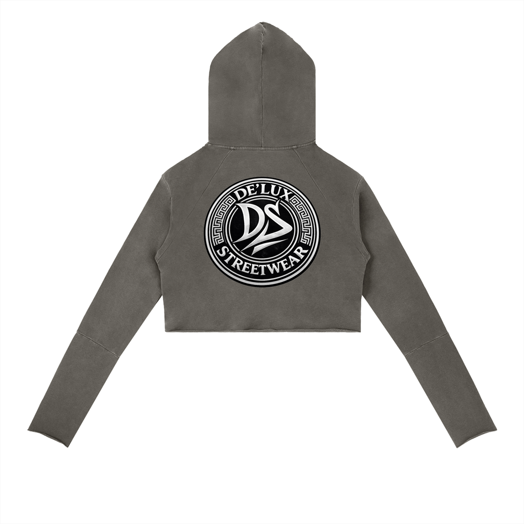 Vintage Washed Raw Edge Hoodie