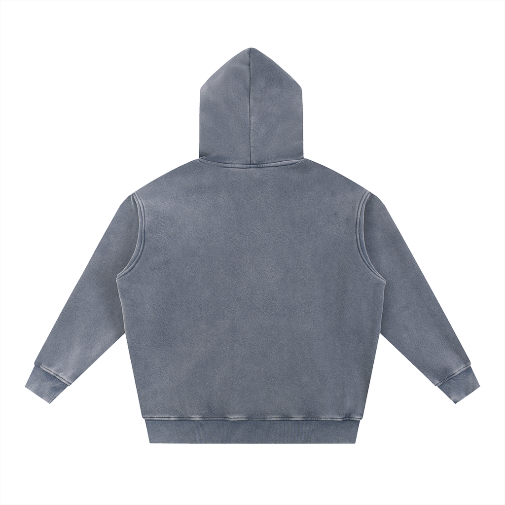 DeLuX Snow Wash Fleece Oversize Hoodie