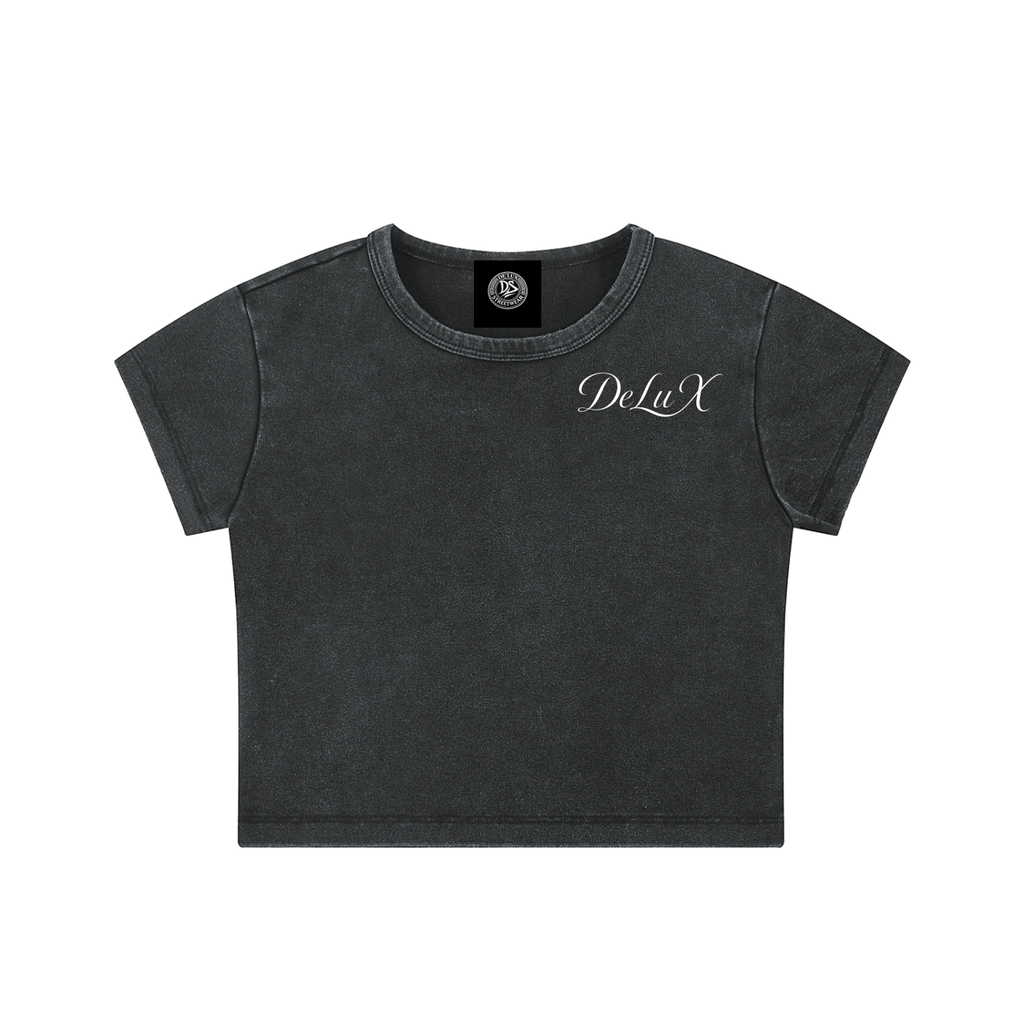 Snow Washed Crop Top