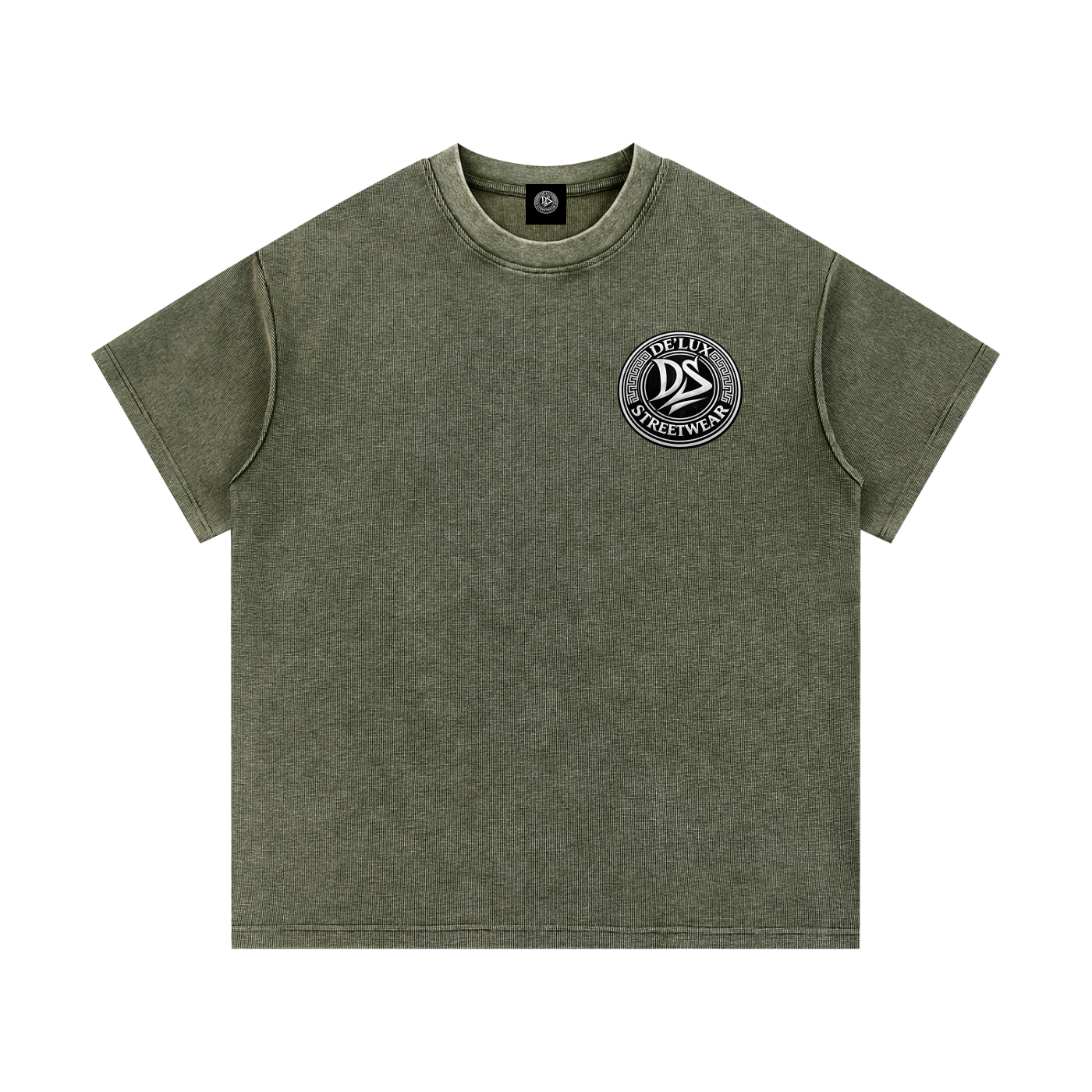 Mineral Wash Waffle Knit T-Shirt