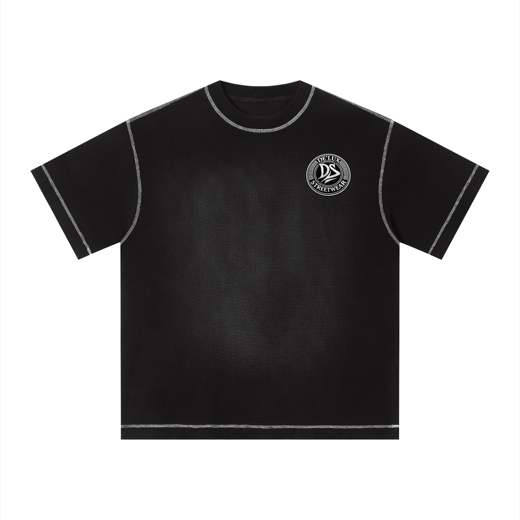 Unisex Sunfade Waffle Boxy T-Shirt