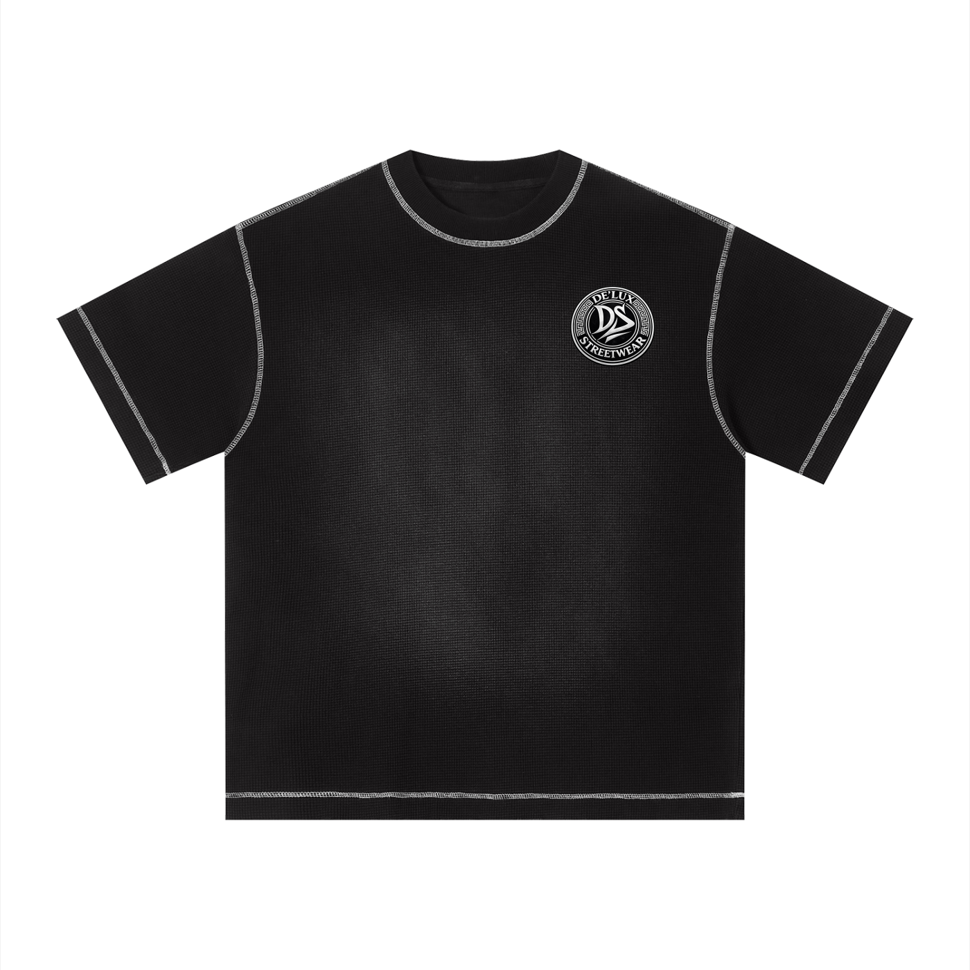 Unisex Sunfade Waffle Boxy T-Shirt