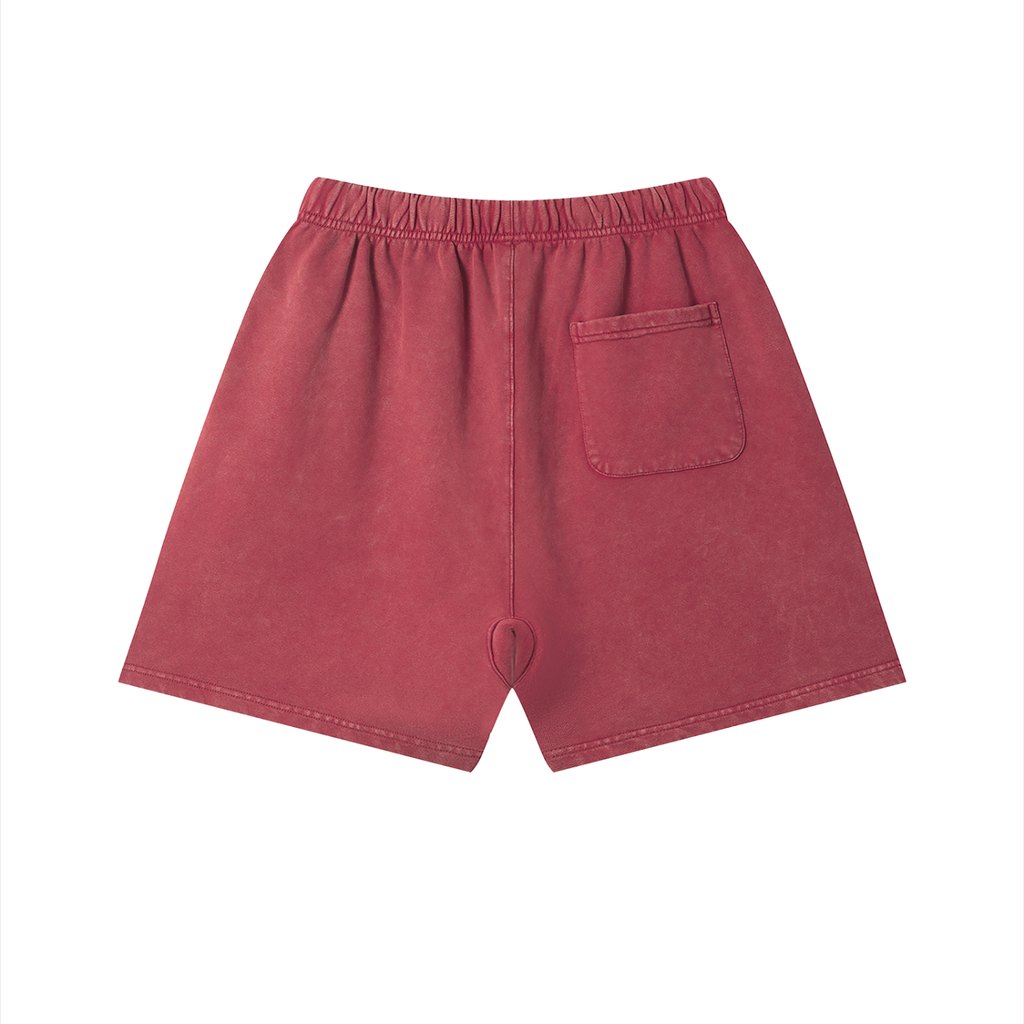 DeLuX Unisex Vintage Wash Cotton Shorts