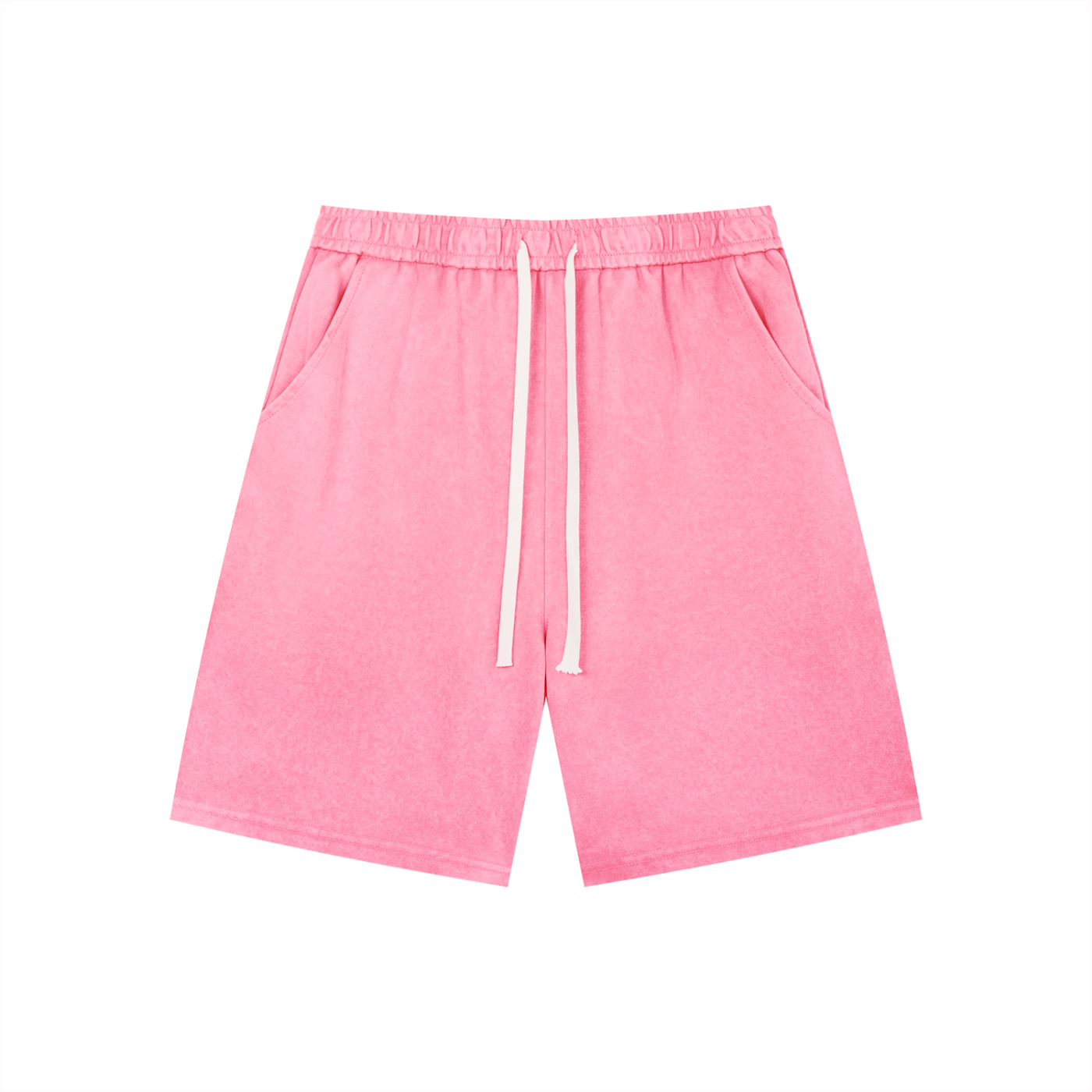 DeLuX Men’s Vintage Wash Drawstring Shorts