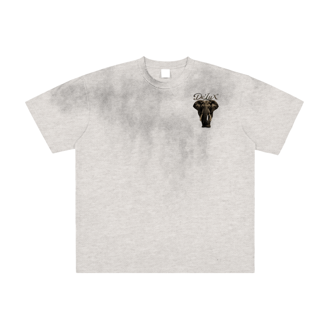 DELUX Vintage Washed Frayed T-Shirt
