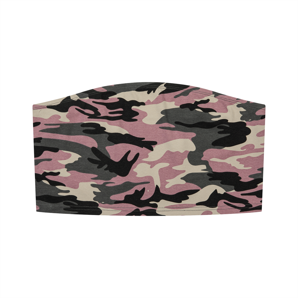 DeLuX Women’s Camo Cropped Tube Top