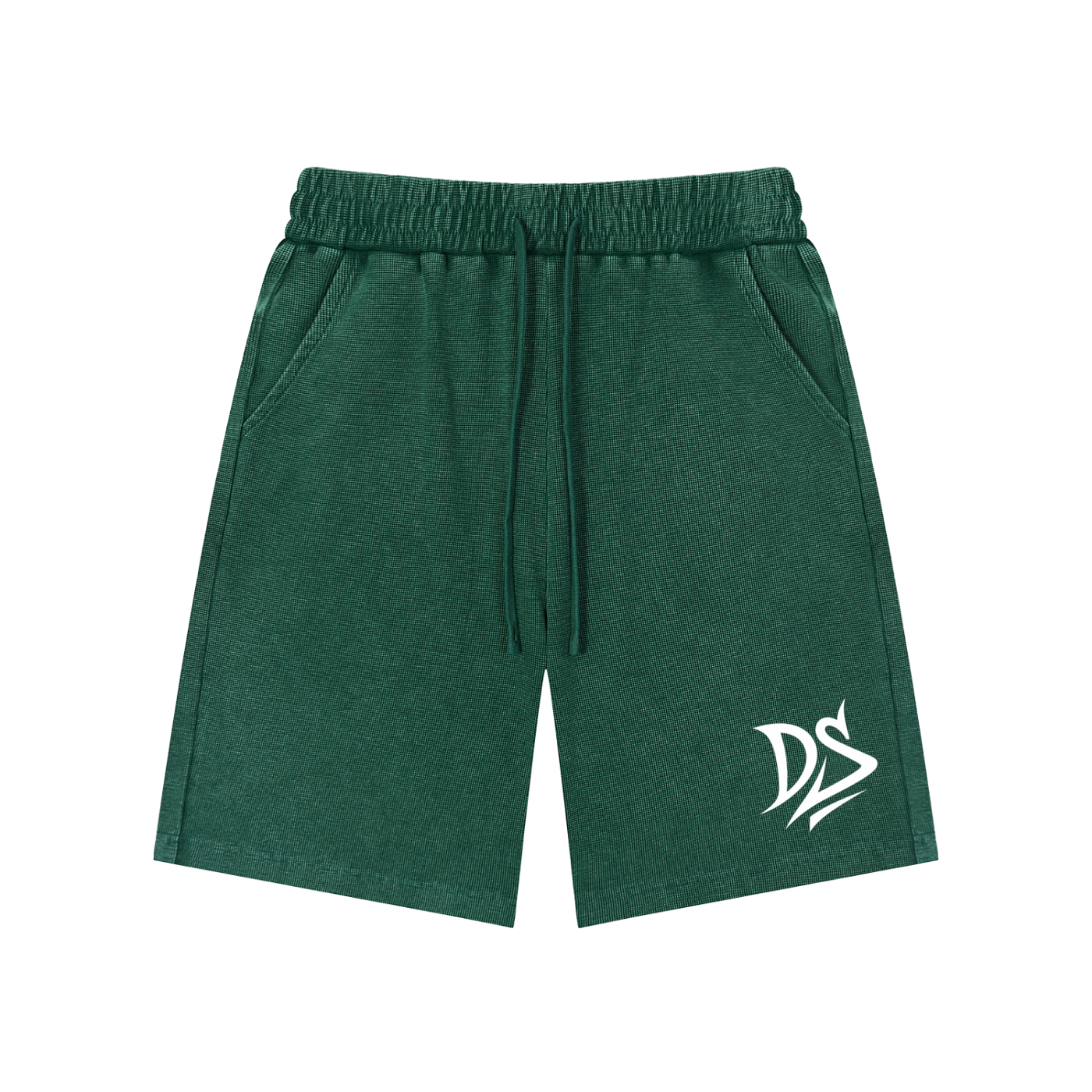 Mineral Wash Waffle Knit Shorts