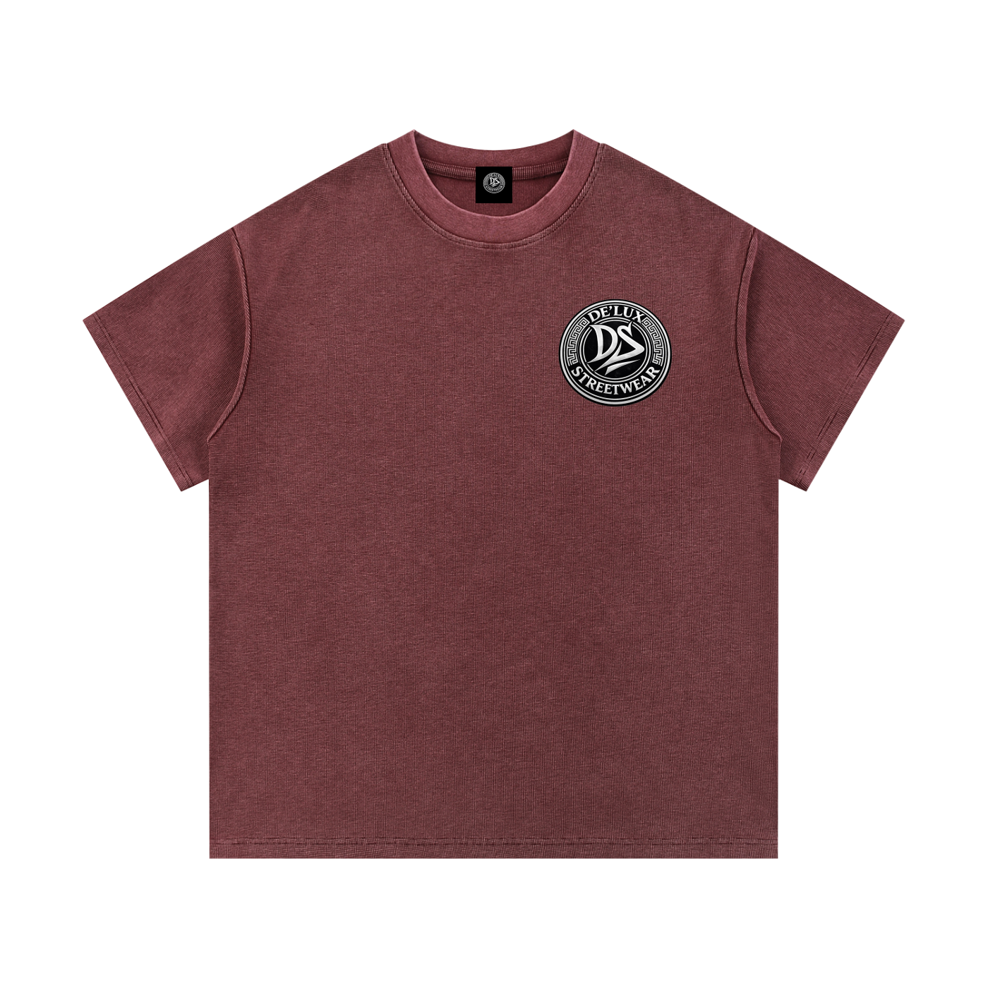 Mineral Wash Waffle Knit T-Shirt
