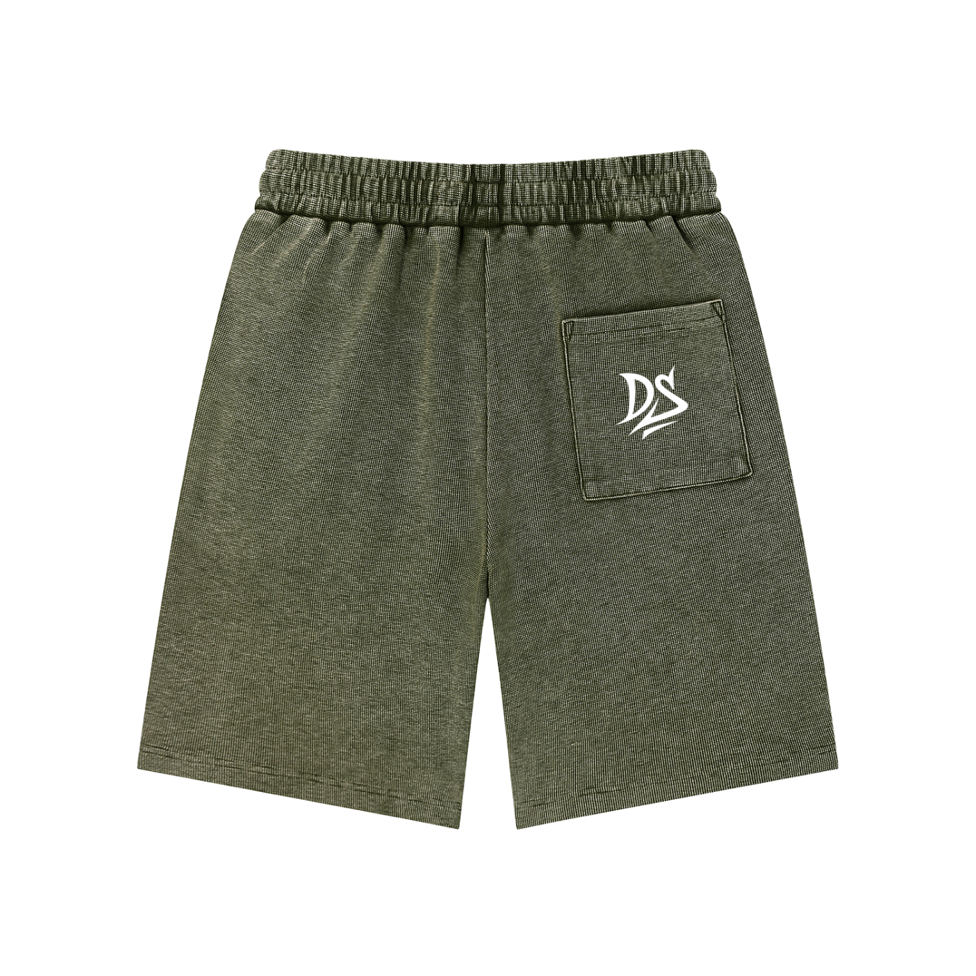 Mineral Wash Waffle Knit Shorts