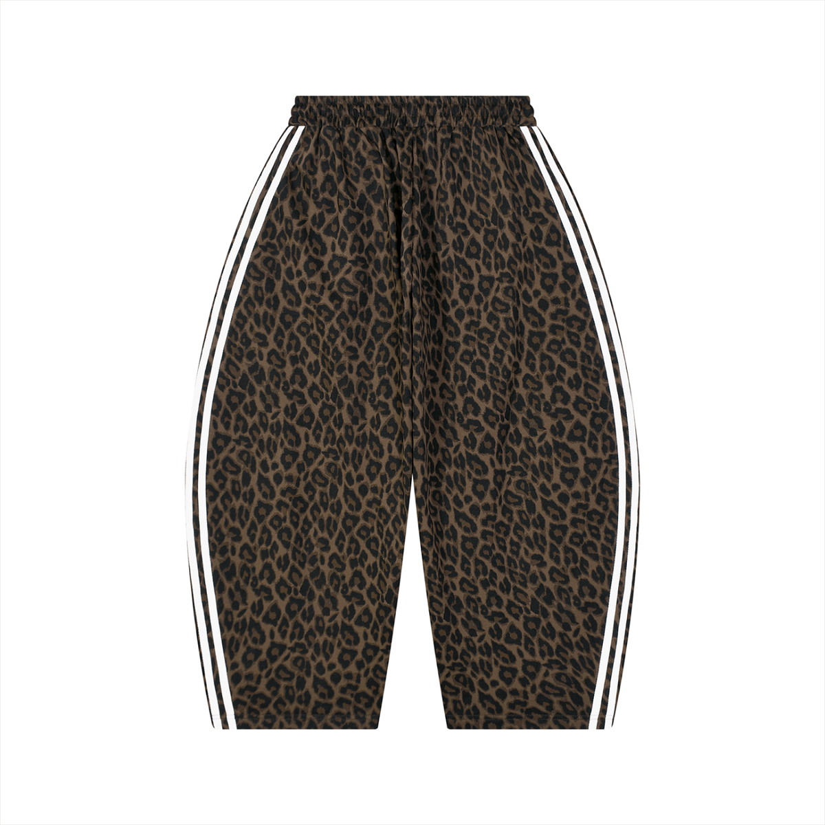 DeLuX Leopard Barrel Leg Sweatpants