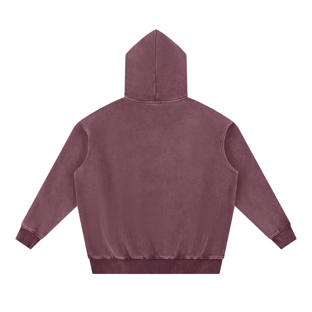 DeLuX Snow Wash Fleece Oversize Hoodie