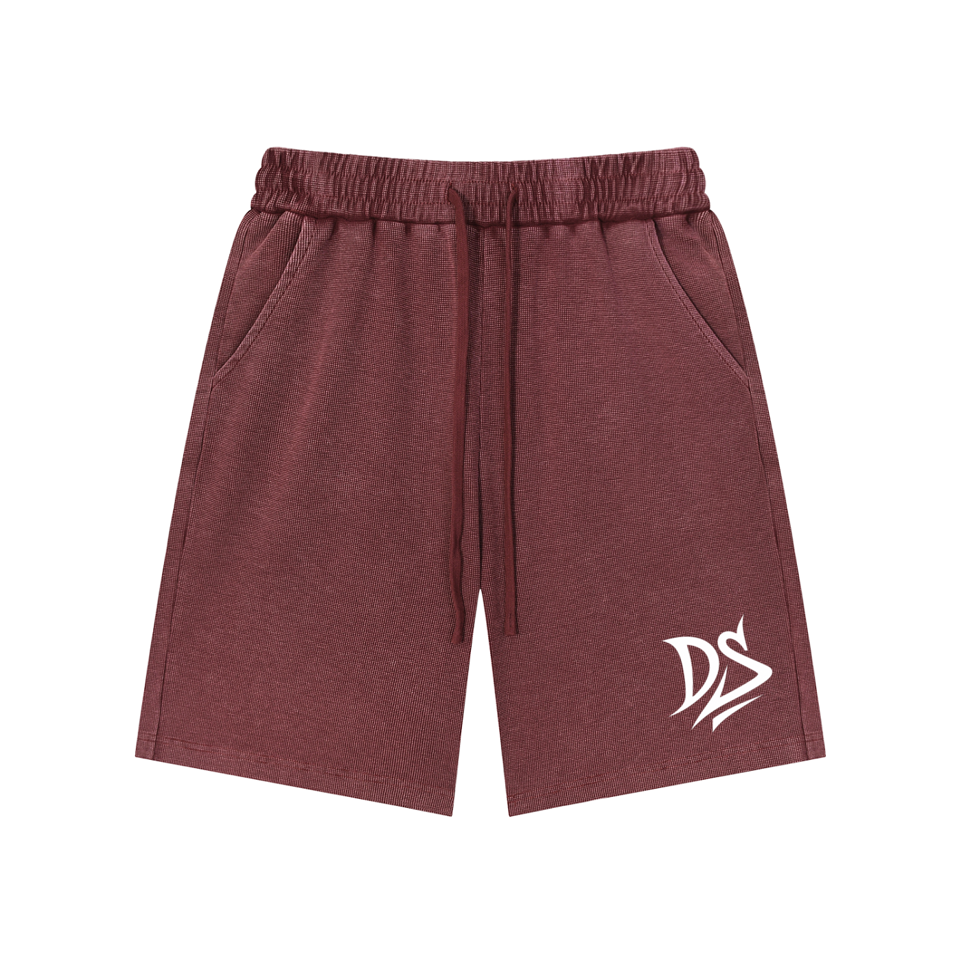 Mineral Wash Waffle Knit Shorts