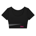 DeLuX Women's Panelled Crop Yoga T-Shirt