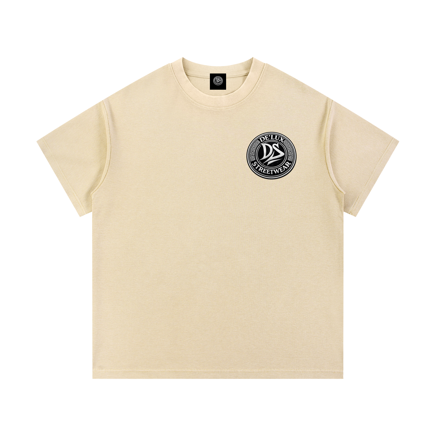 Mineral Wash Waffle Knit T-Shirt