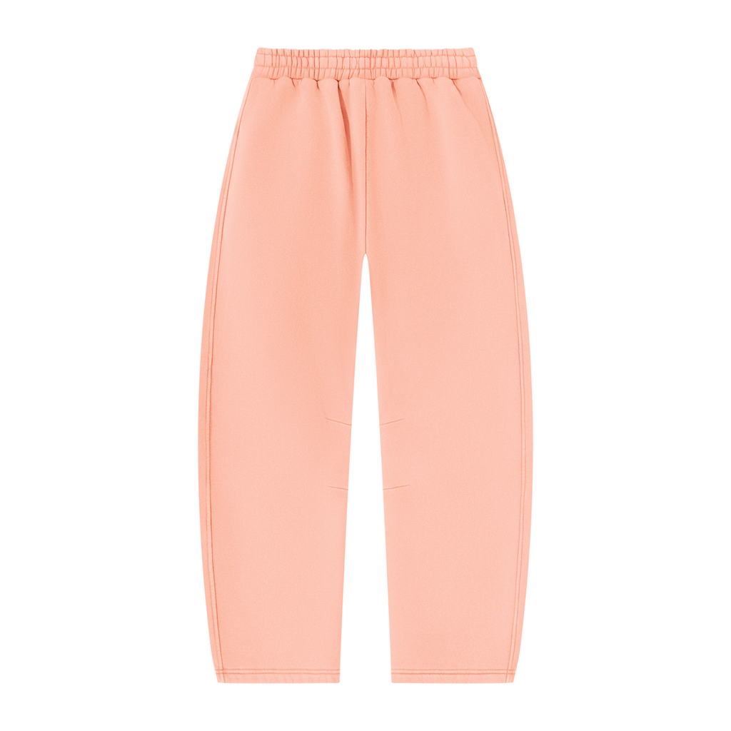 DeLuX  Vintage Wash Barrel Leg Fleece Sweatpants