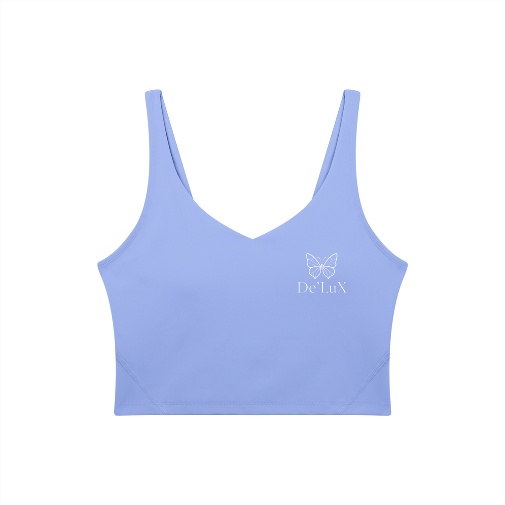 Women's V-Neck Yoga Sports Bra
