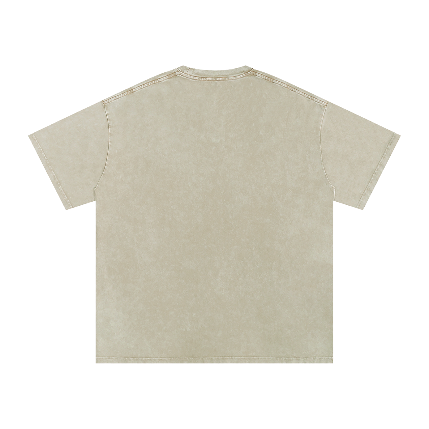 DeLuX Solitary Snow Washed Oversized Cotton T-Shirt