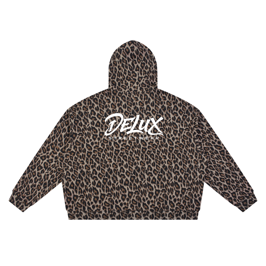 DeLuX  Leopard Full Zip Hoodie