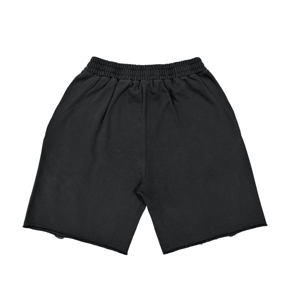 Vintage Washed Panther Stripes Short Pants