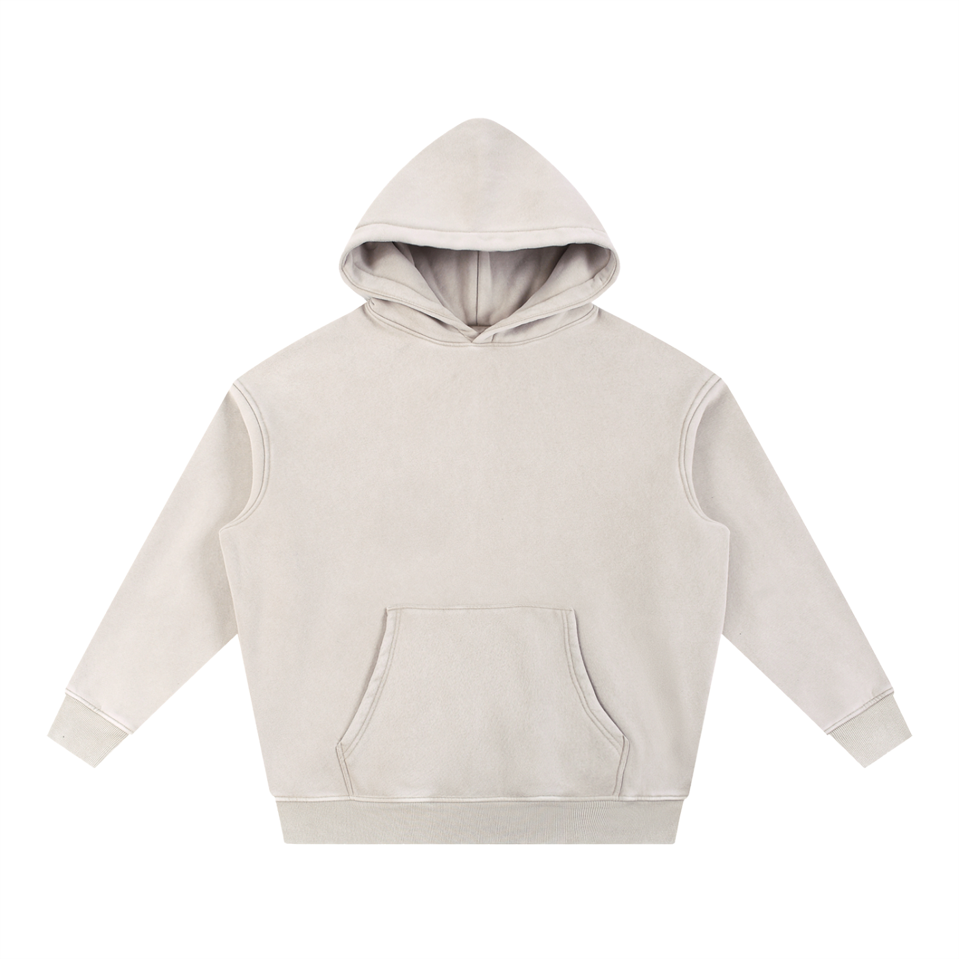 DeLuX Snow Wash Fleece Oversize Hoodie