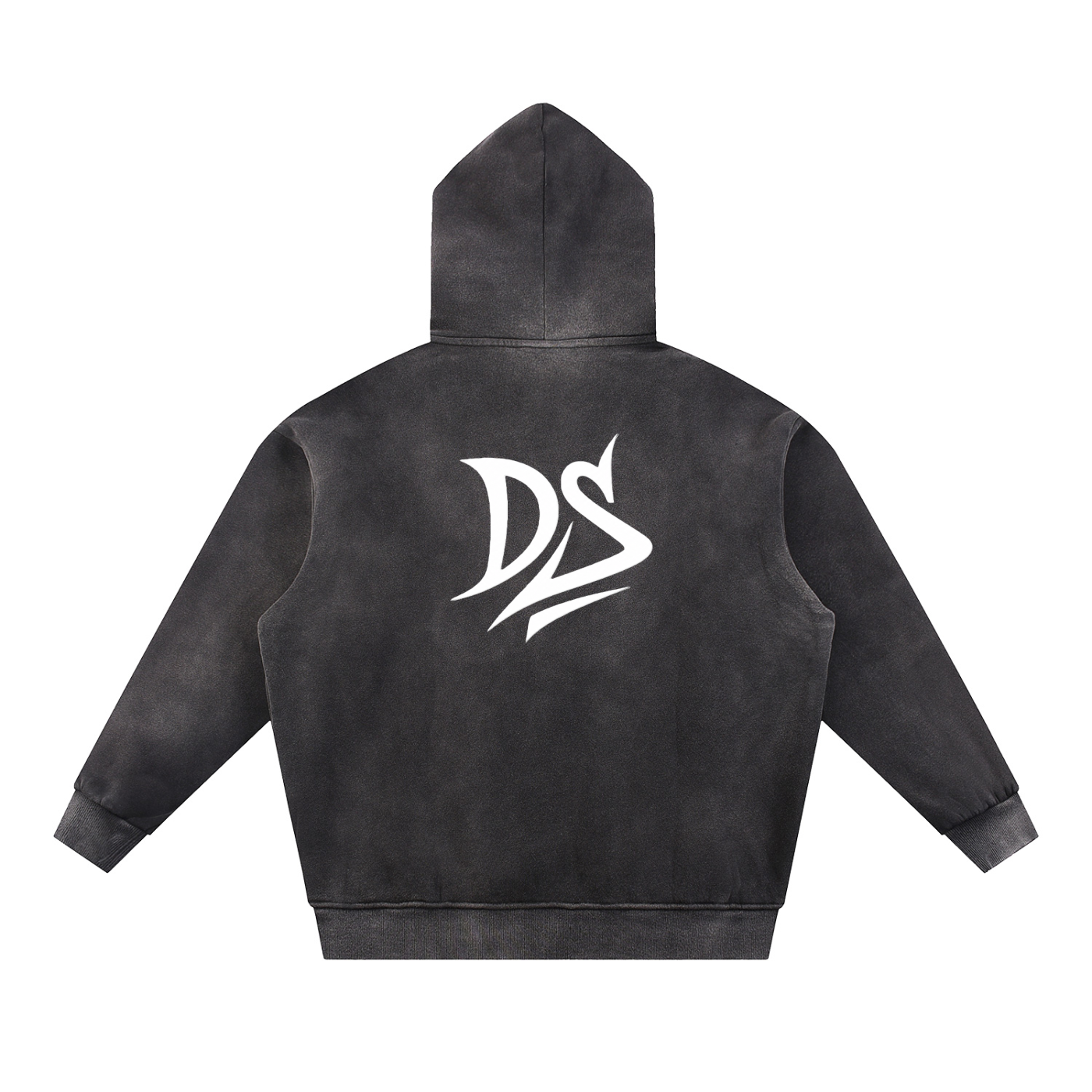 Sun Fade Contrast Tape Fleece Hoodie