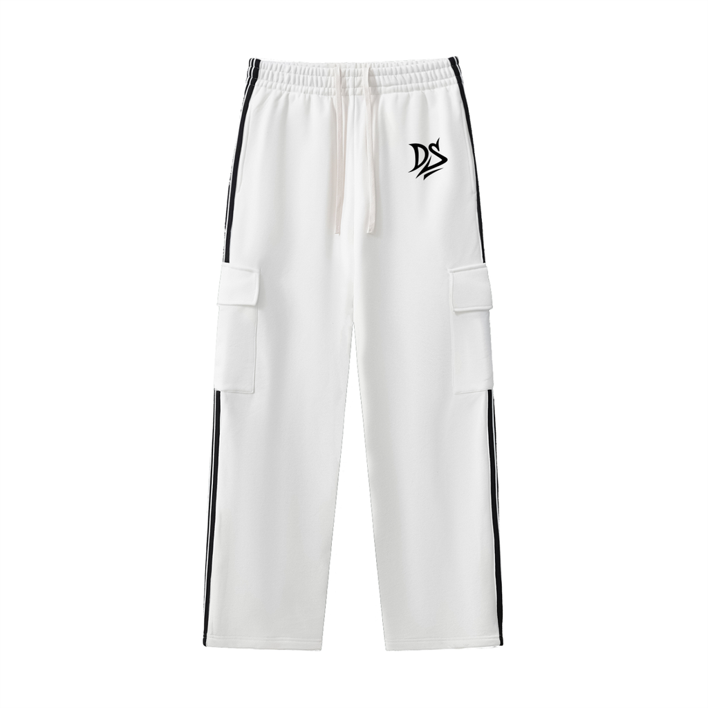 Side Stripe Straight-Leg Pants