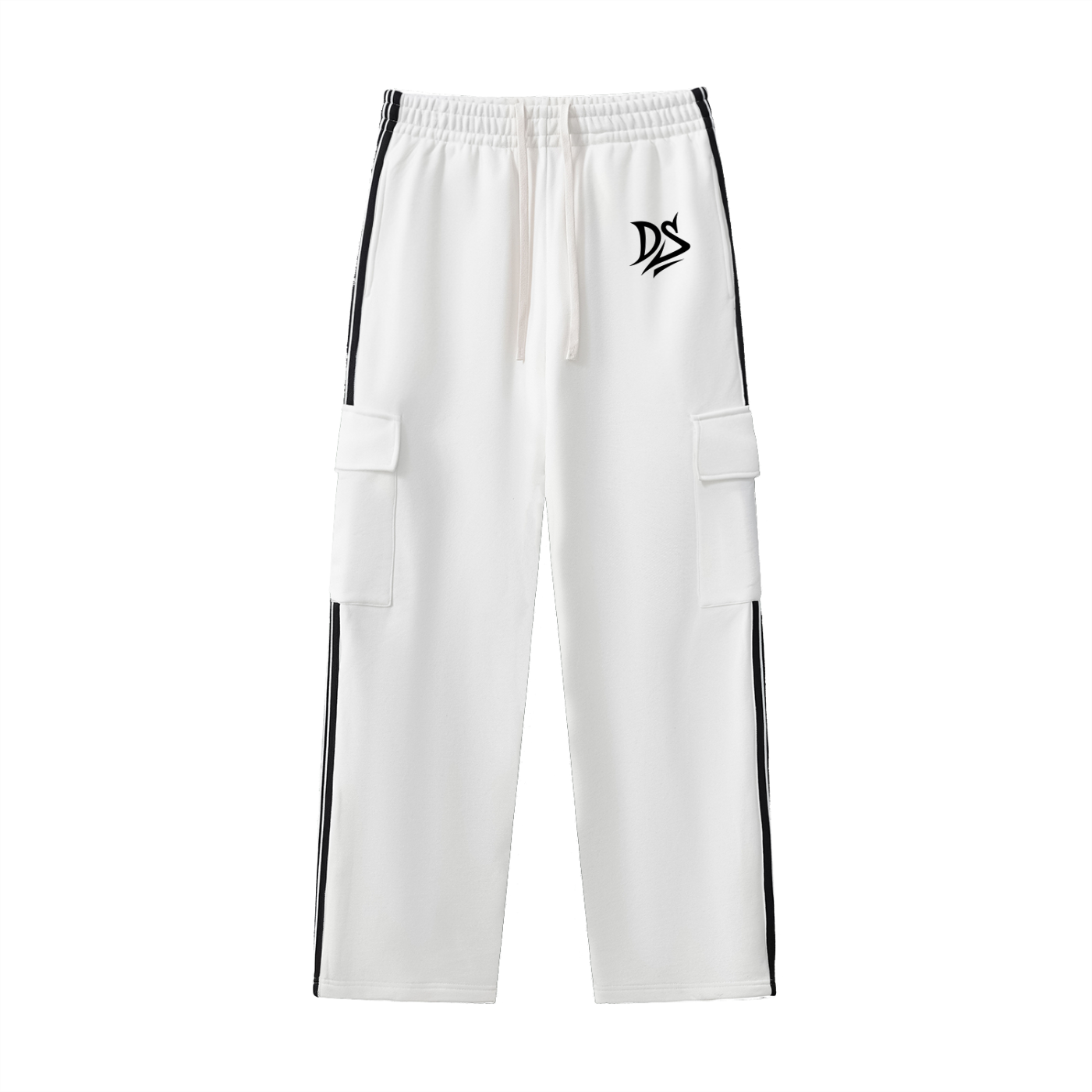 Side Stripe Straight-Leg Pants