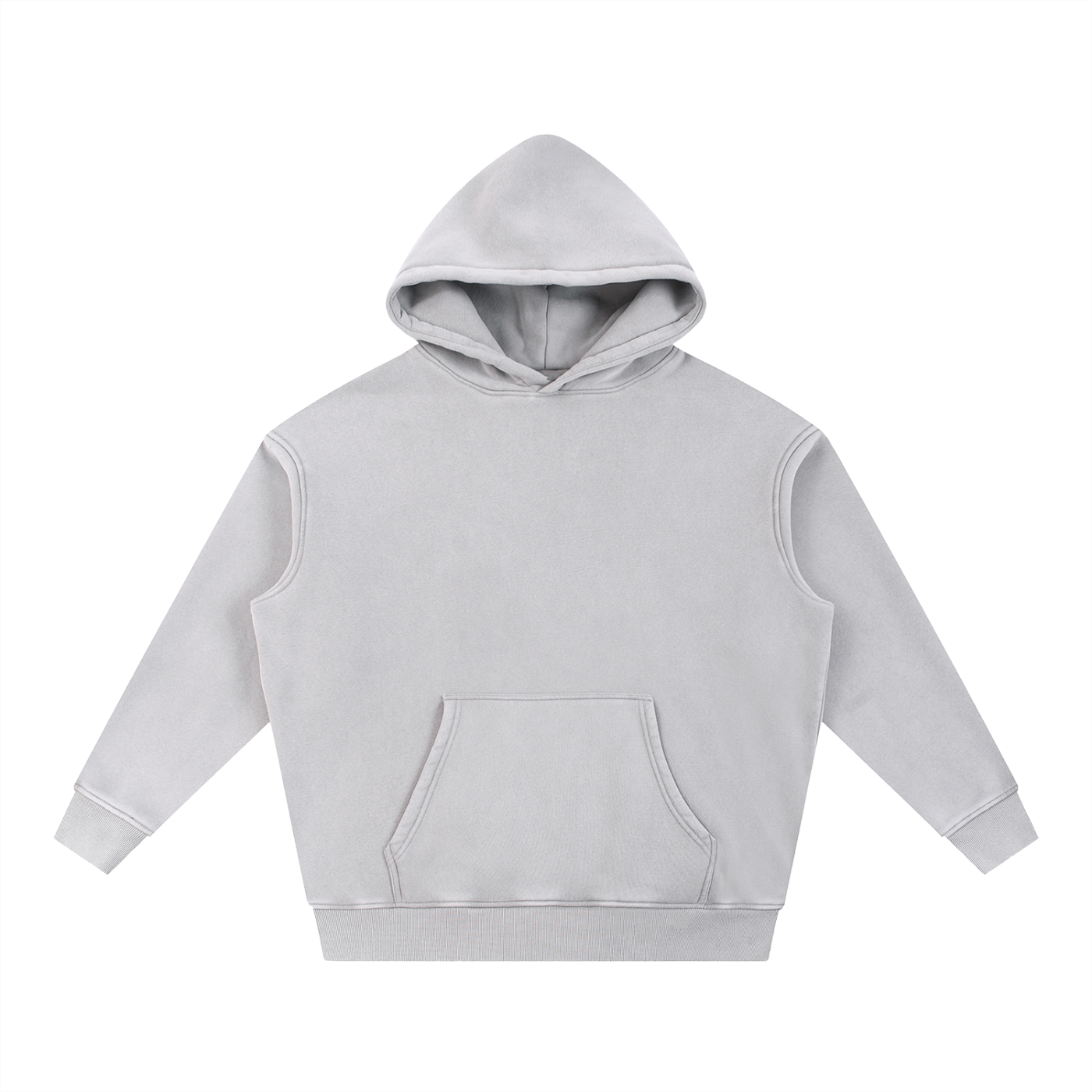 DeLuX Snow Wash Fleece Oversize Hoodie