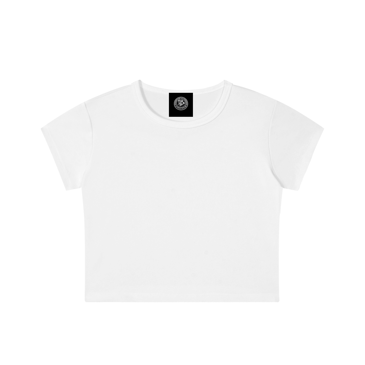 DeLuX Snow Washed Crop Top