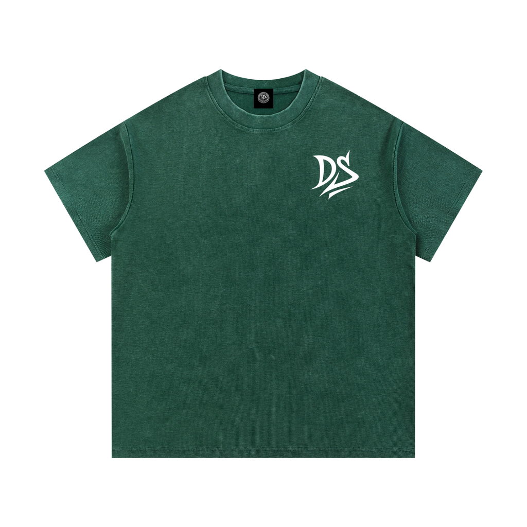 Mineral Wash Waffle Knit T-Shirt