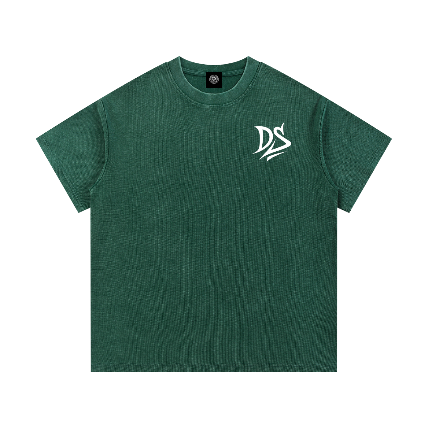 Mineral Wash Waffle Knit T-Shirt