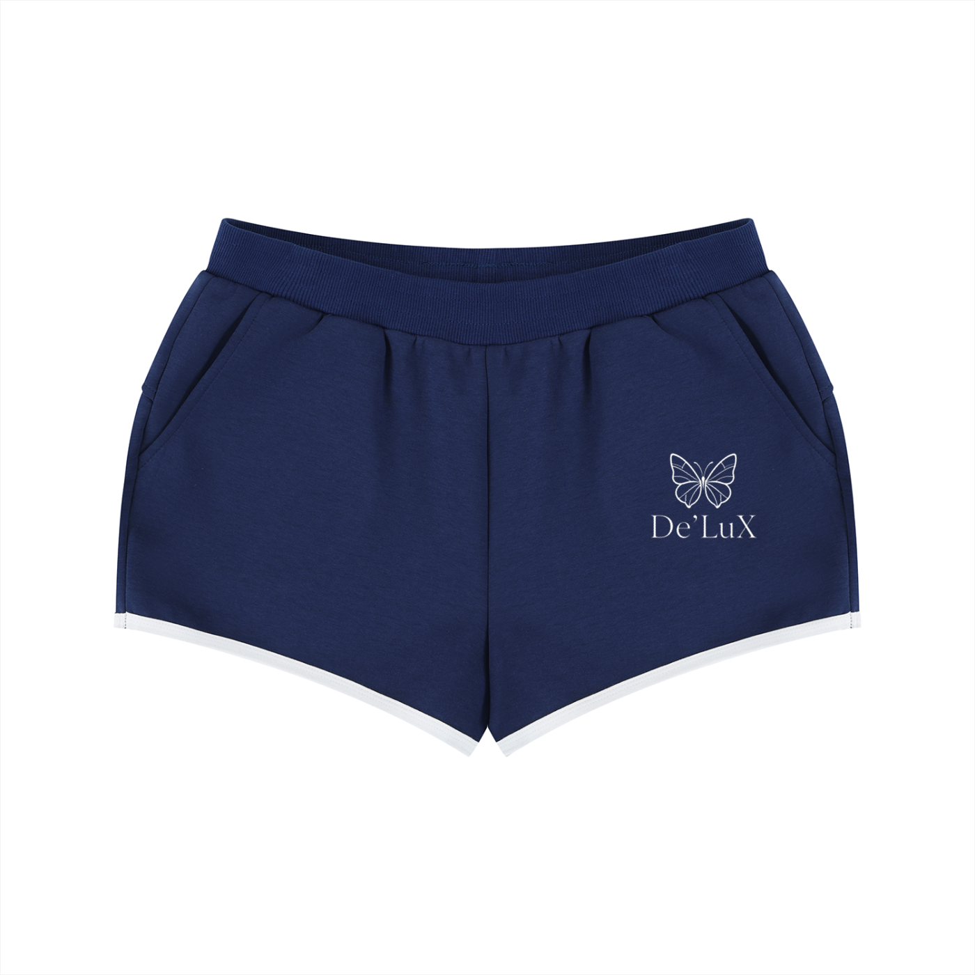 Women's Retro Contrast Binding Shorts