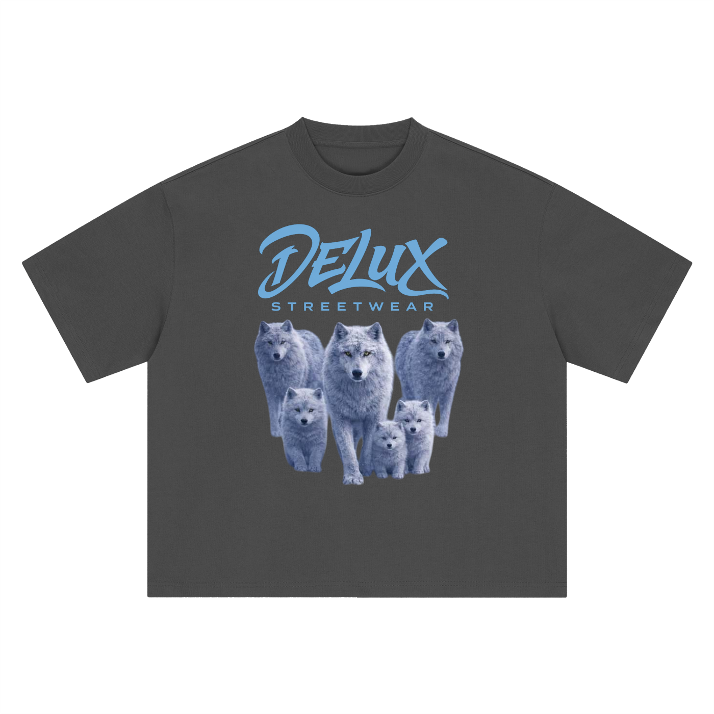 DeLuX Wolf Boxy Oversized T-Shirt