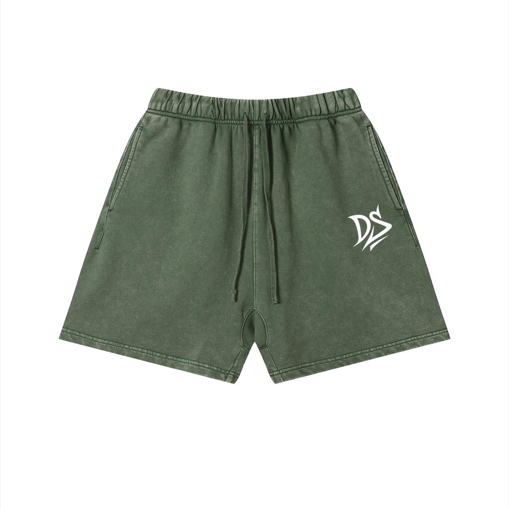 DeLuX Unisex Vintage Wash Cotton Shorts