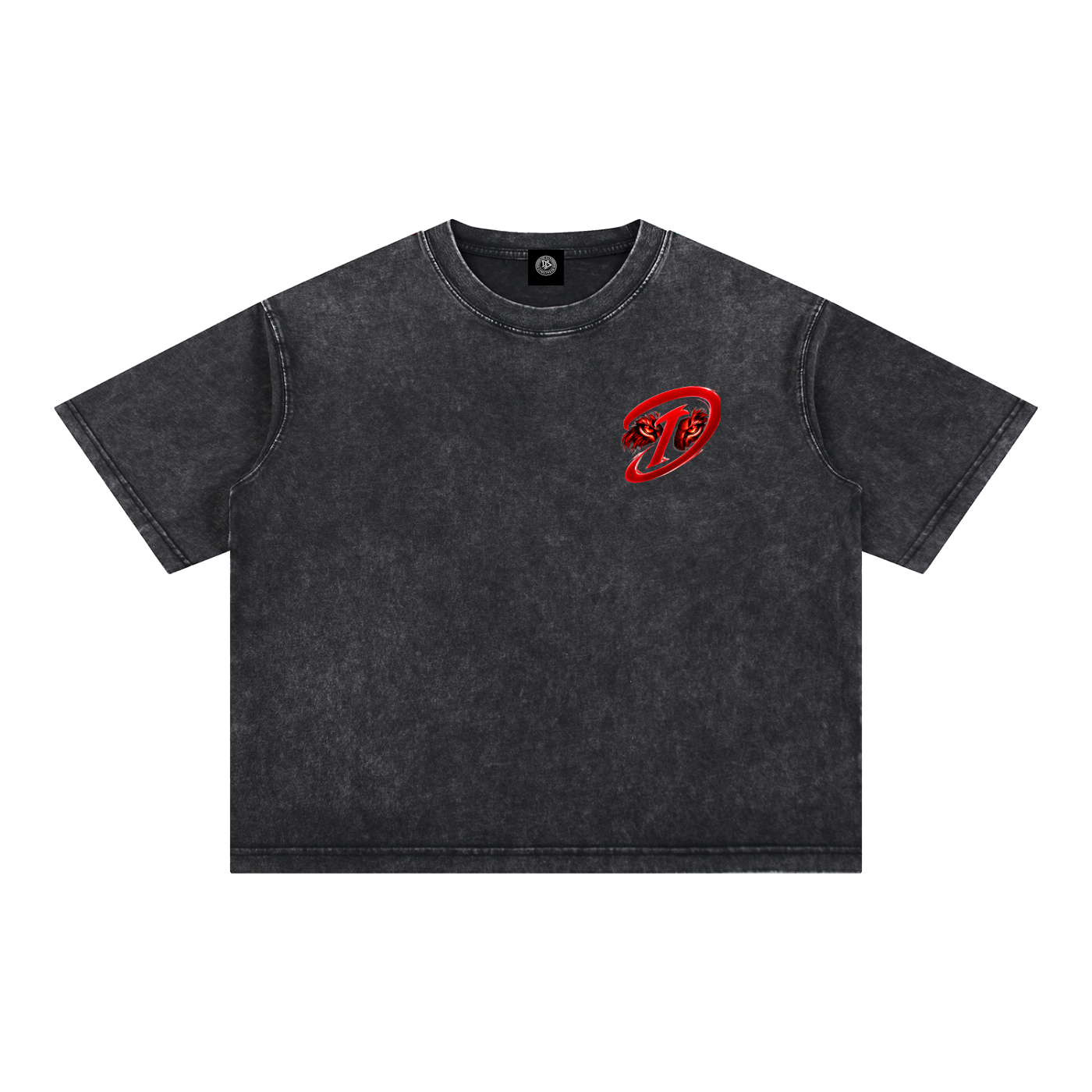 DeLuX Mineral Wash Boxy Cotton T-Shirt