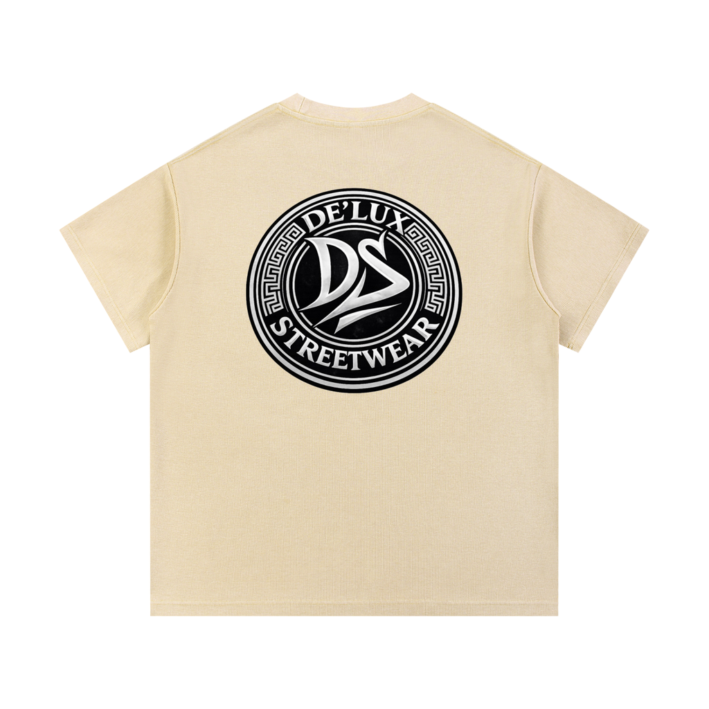 Mineral Wash Waffle Knit T-Shirt