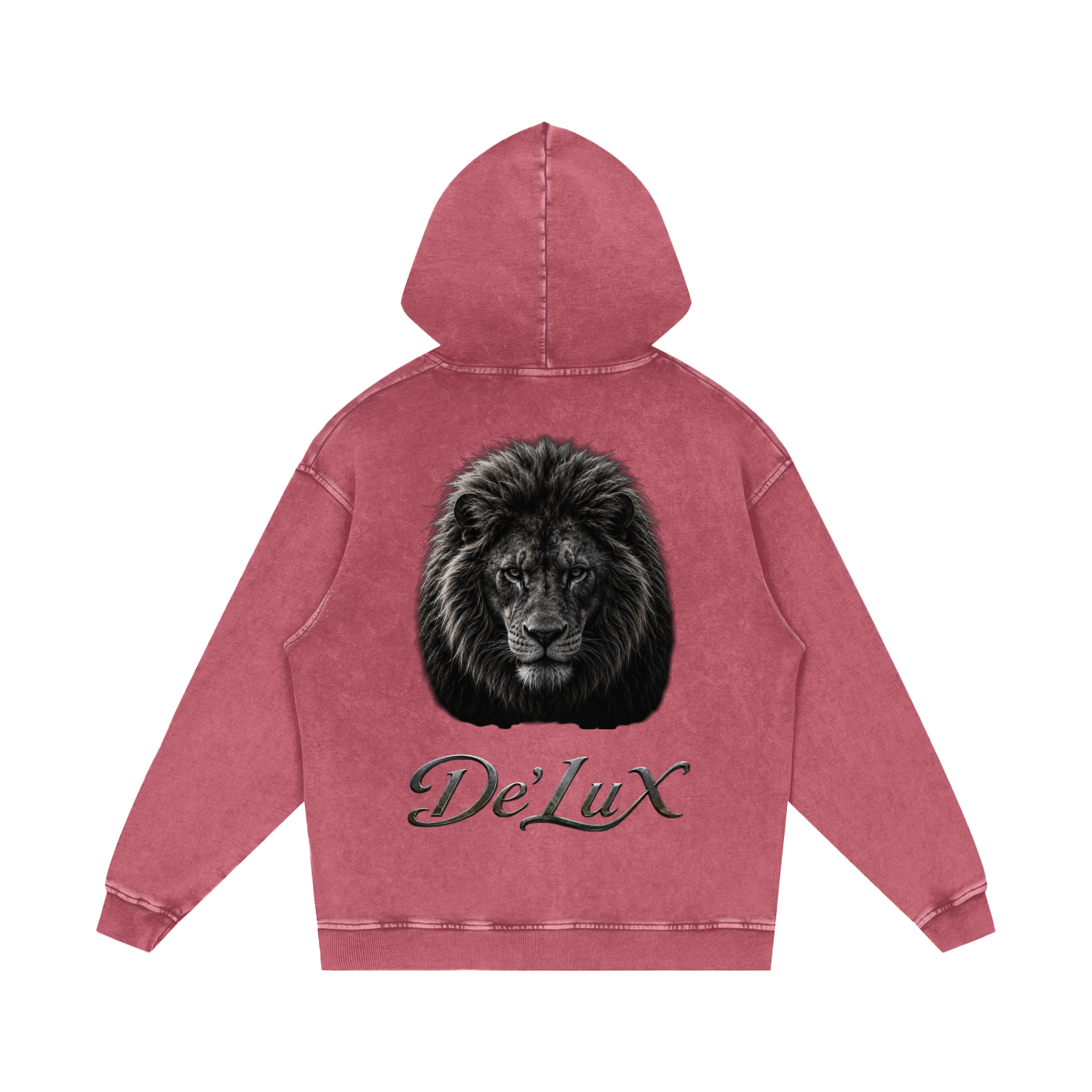 KING Snow Washed Loose Cotton Hoodie
