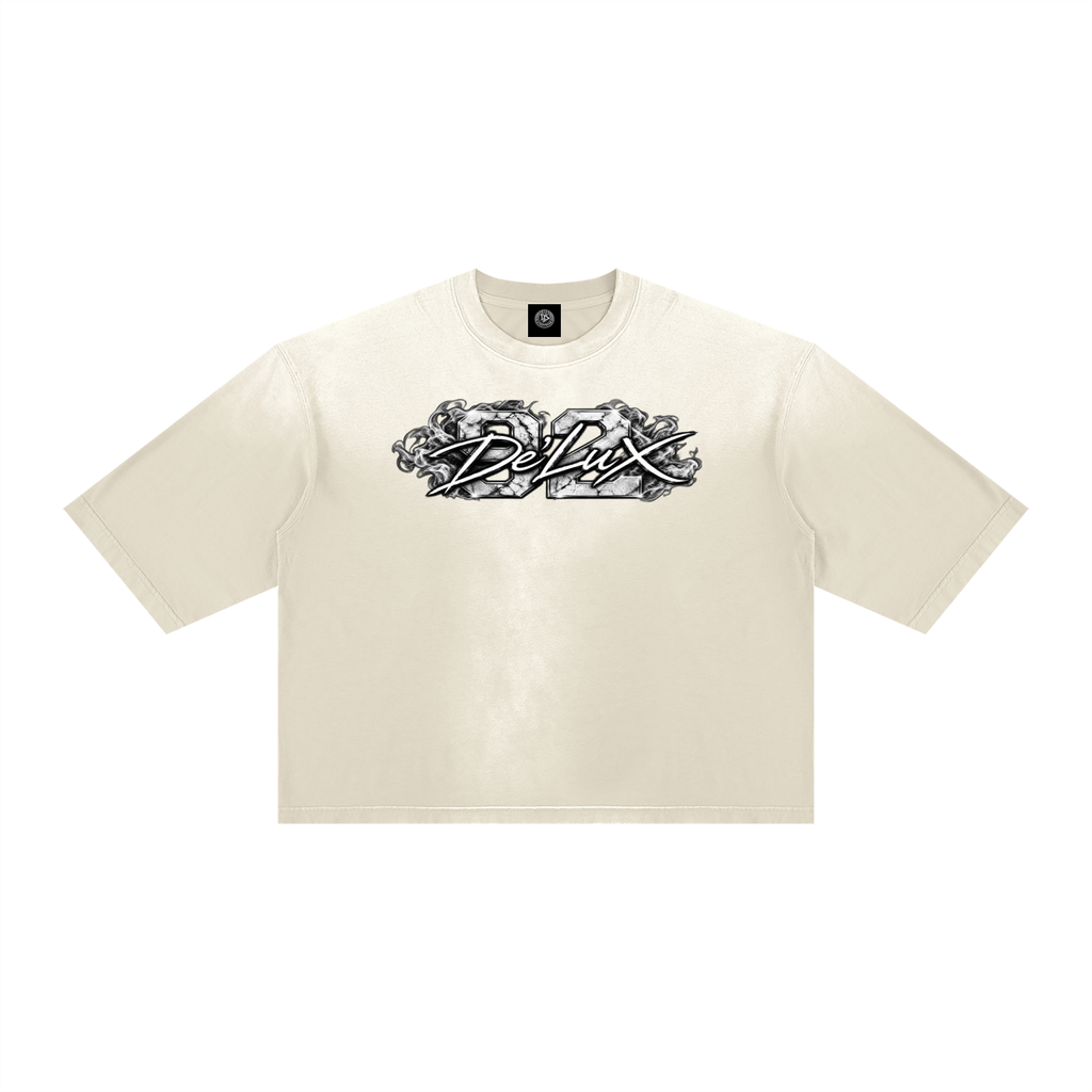 DeLuX Vintage Wash Sunfade Boxy T-Shirt