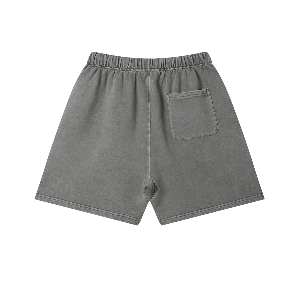 DeLuX Unisex Vintage Wash Cotton Shorts