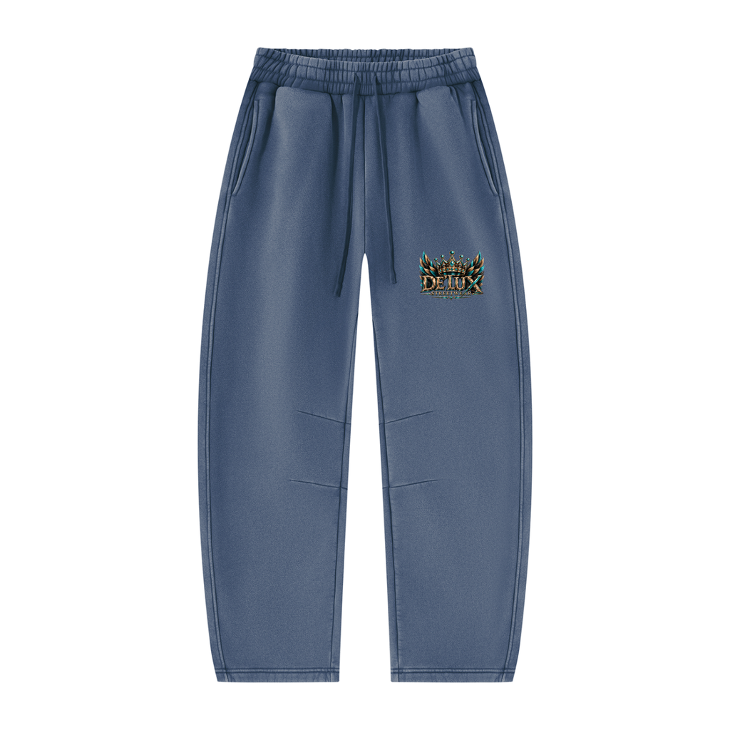 DeLuX Barrel Leg Fleece Sweatpants