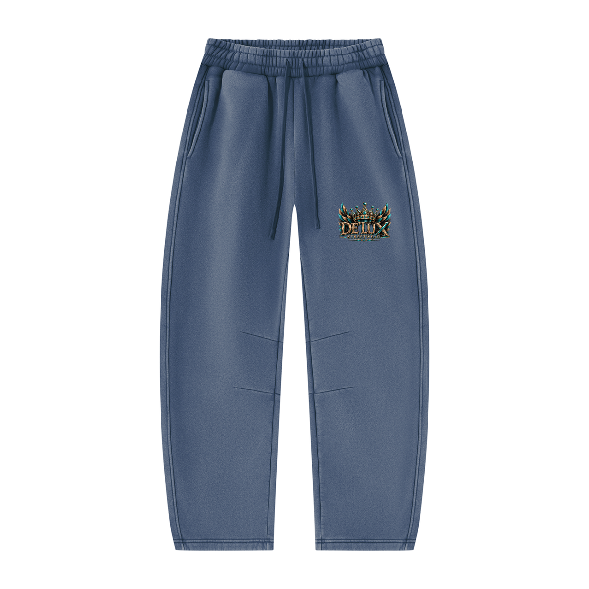 DeLuX Barrel Leg Fleece Sweatpants